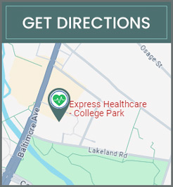 Get Directions to Express Healthcare, LLC in College Park, MD